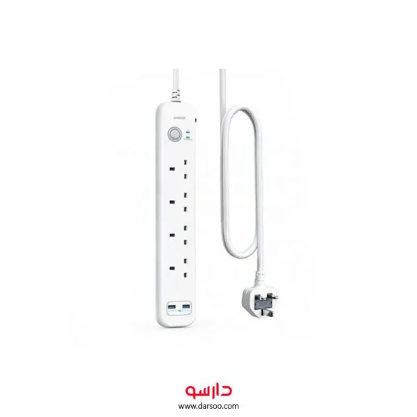 چند راهی برق 2 متری انکر | Anker 6-in-1 USB Power Strip A9141
