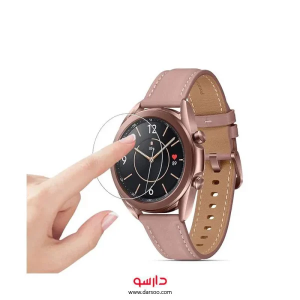 گلس تمام صفحه Samsung Galaxy Watch 3 41mm مدل Glass Screen Protector