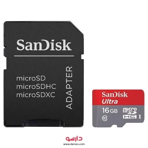کارت حافظه microSDHC سن دیسک کلاس 10 استاندارد UHS-I U3 ظرفیت 16 گیگابایت
