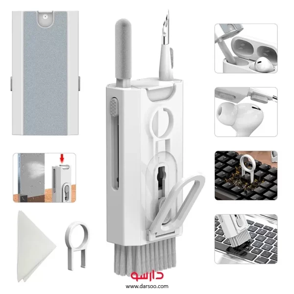 کیت تمیز کننده لوازم دیجیتال 8 در 1 گرین لاین