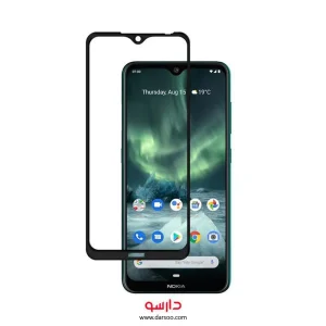 گلس تمام صفحه 7.2 و Nokia 6.2 مدل Full Glass Screen Protector