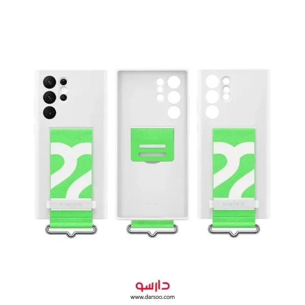 قاب سامسونگ Galaxy S22 Ultra Silicone Cover with Strap