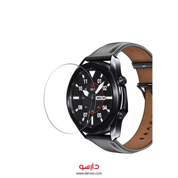 گلس تمام صفحه Samsung Galaxy Watch 3 45mm مدل Glass Screen Protector