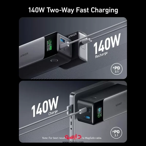 پاوربانک انکر Anker Powercore مدل 737 با ظرفیت 24000 میلی آمپر ساعت