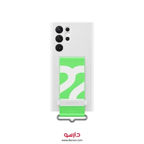 قاب سامسونگ Galaxy S22 Ultra Silicone Cover with Strap