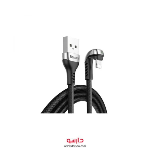 کابل لایتنینگ بیسوس Baseus Green U-shaped lamp Mobile Game با طول 1 متر