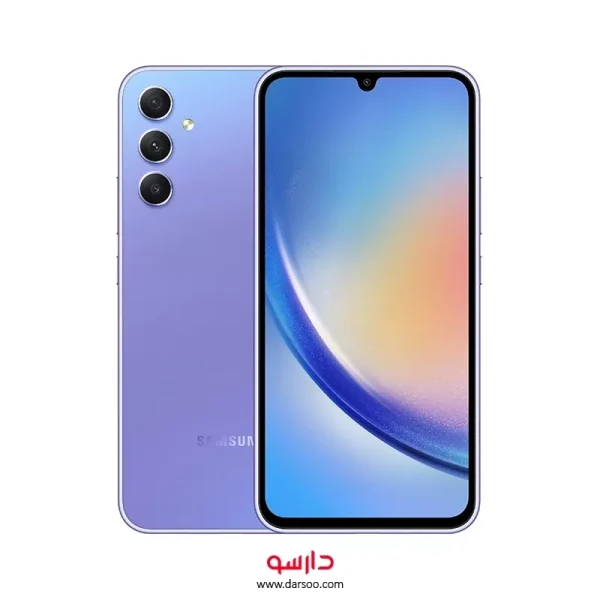 گوشی موبایل سامسونگ Samsung Galaxy A34 با 128 گیگ حافظه داخلی و رم 8 گیگابایت (5G)