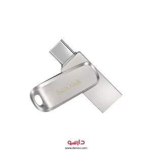 فلش مموری سن دیسک مدل Ultra Dual Drive Luxe ظرفیت 64 گیگابایت