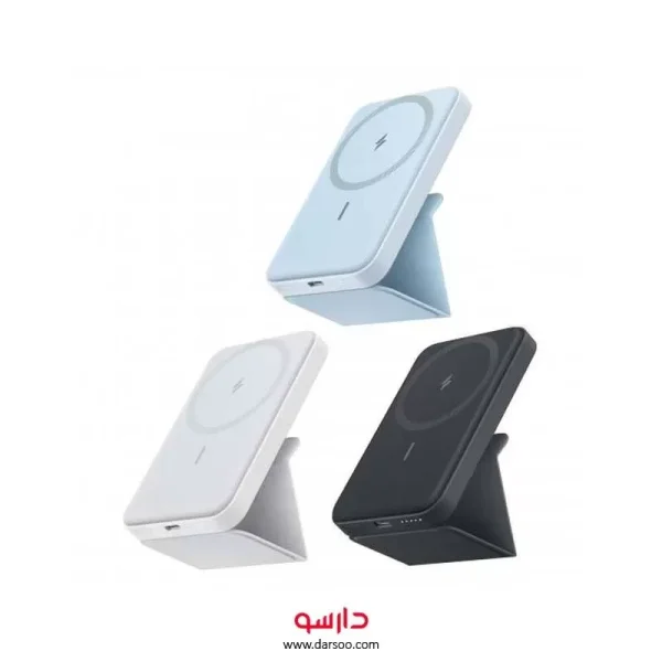 پاوربانک انکر باتری مغناطیسی Anker A1611 622 (MagGo) با ظرفیت 5000 میلی آمپر ساعت