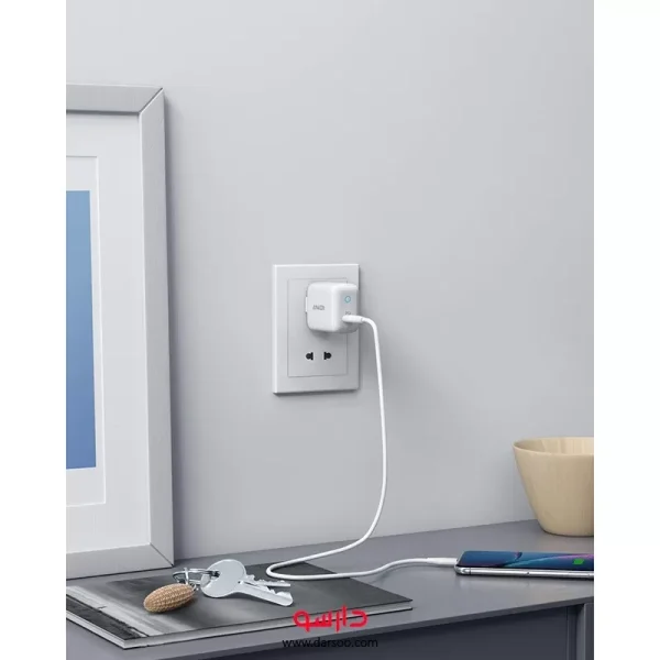 شارژر دیواری انکر Anker B2019 Power Port PD 1 به همراه کابل USB-C