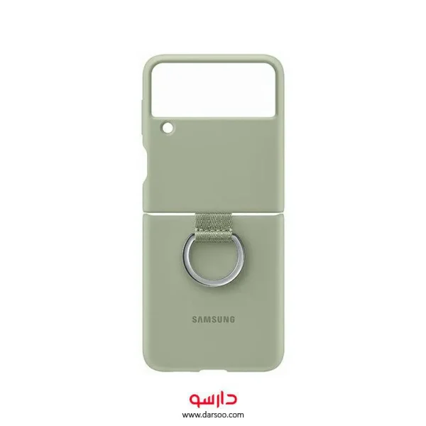 قاب محافظ اصلی زد فلیپ 3 سامسونگ Samsung Galaxy Z Flip3 5G Silicone Cover with Ring