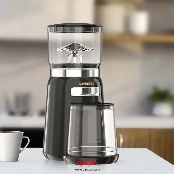 آسیاب قهوه لپرسو LePresso Coffee Bean Grinder مدل LPPWGRBK