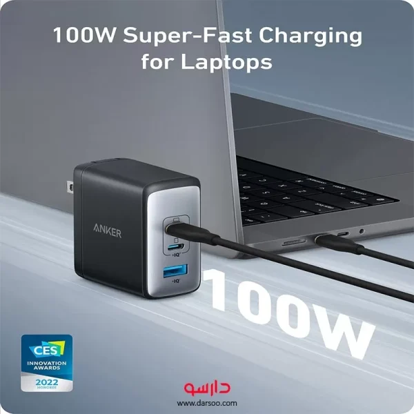 شارژر دیواری 100 وات  انکر مدل A2145