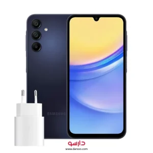 گوشی موبایل سامسونگ Samsung Galaxy A15 4G با  حافظه داخلی 128 و رم 6 گیگابایت همراه شارژر 25W سامسونگ