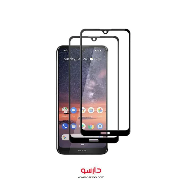 گلس تمام صفحه Nokia 3.2 مدل Full Glass Screen Protector