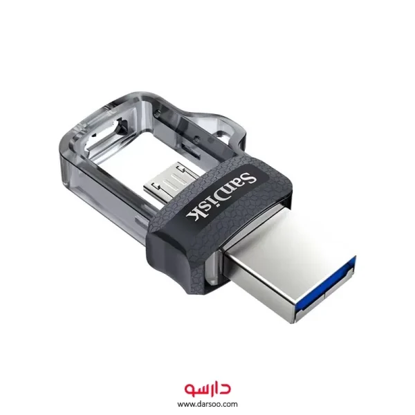 فلش مموری سن دیسک مدل Ultra Dual Drive M3 ظرفیت 64 گیگابایت