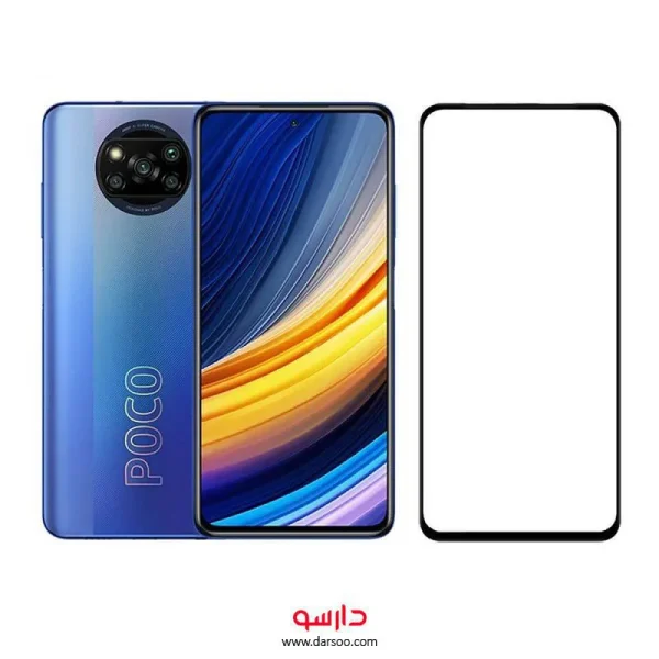 گلس گوشی Xiaomi Poco X3 Pro مدل Full Glass Screen Protector
