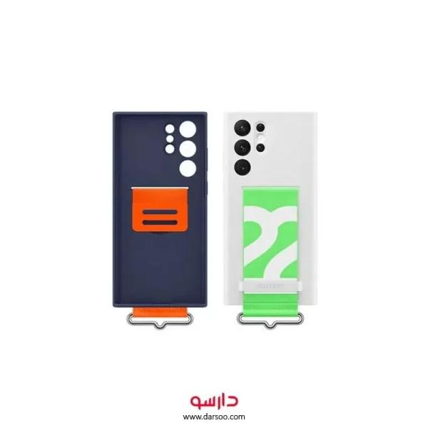 قاب سامسونگ Galaxy S22 Ultra Silicone Cover with Strap