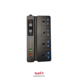رابط برق و چندراهی USB تایمردار 3 متری پاورولوژی