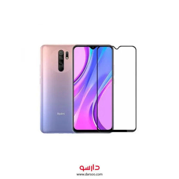 گلس گوشی Xiaomi Redmi 9 مدل Full Glass Screen Protector