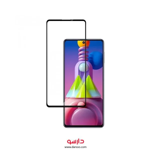 گلس تمام صفحه Samsung Galaxy M51 مدل Full Glass Screen Protector