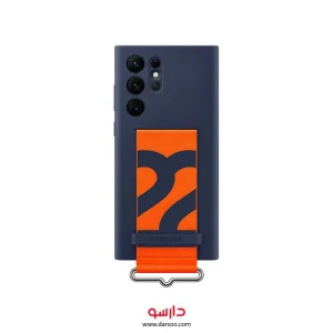 قاب سامسونگ Galaxy S22 Ultra Silicone Cover with Strap