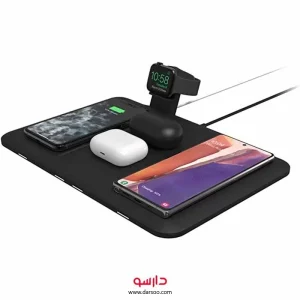 پد شارژر وایرلس MOPHIE 4 IN 1 WIRELESS CHARGING MAT BLACK